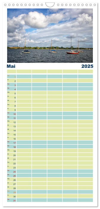 Ostseefjord Schlei (CALVENDO Familienplaner 2025)