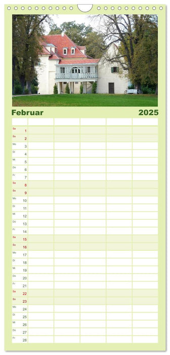 Schlösser und Gärten in Thüringen (CALVENDO Familienplaner 2025)