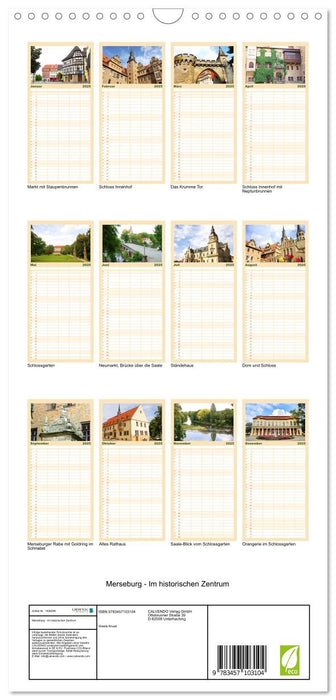 Merseburg - Im historischen Zentrum (CALVENDO Familienplaner 2025)