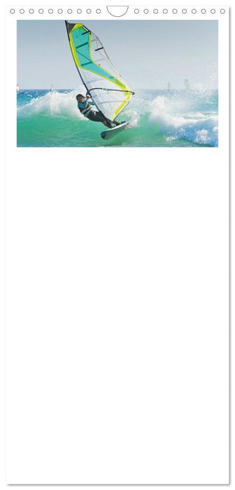 Windsurfen: Wasser, Gischt und Wellen - Edition Funsport (CALVENDO Familienplaner 2025)