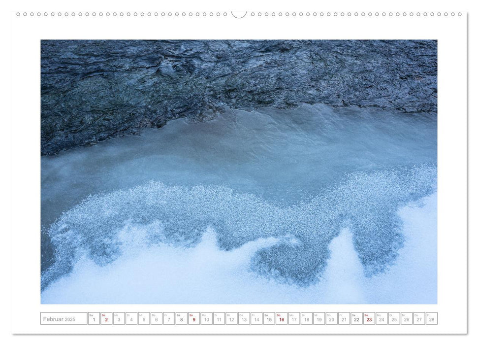 ICE ART - Zauberhafte Eiswelt (CALVENDO Wandkalender 2025)