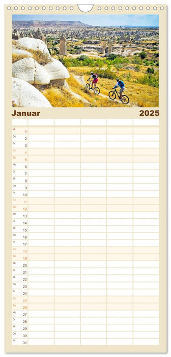 Auf dem Mountainbike durch Kappadokien (CALVENDO Familienplaner 2025)