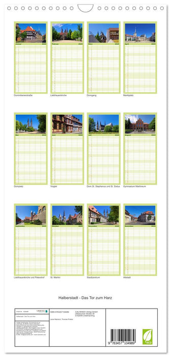 Halberstadt - Das Tor zum Harz (CALVENDO Familienplaner 2025)