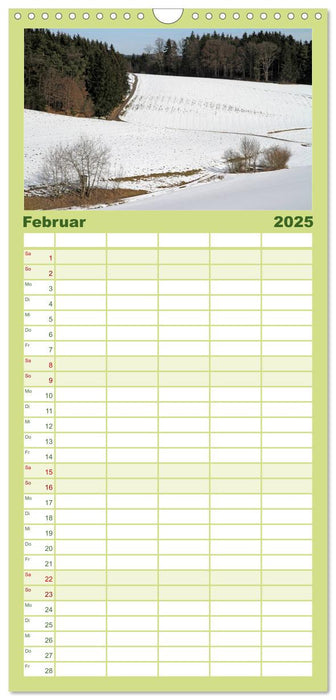 Bauernland, fruchtbares Rottal (CALVENDO Familienplaner 2025)