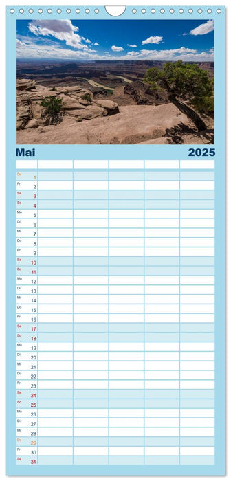 Nationalparks in Utah (CALVENDO Familienplaner 2025)