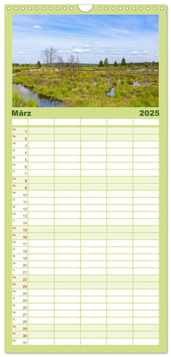 HOHES VENN - Einblicke in ein Hochmoor (CALVENDO Familienplaner 2025)