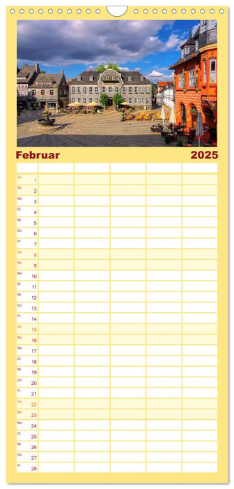 Goslar - Hanse- und Kaiserstadt im Harz (CALVENDO Familienplaner 2025)