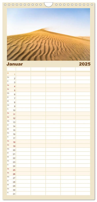Sahara Wüstentrekking (CALVENDO Familienplaner 2025)