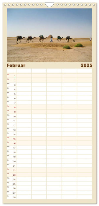 Sahara Wüstentrekking (CALVENDO Familienplaner 2025)
