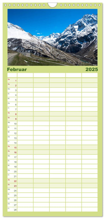 Die Bergwelt der Hautes Alpes (CALVENDO Familienplaner 2025)