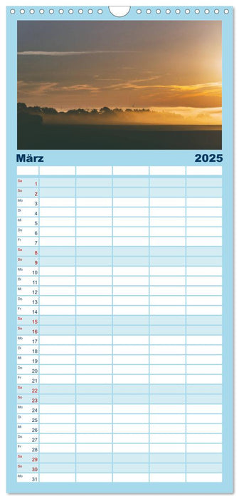 Meer-Landschaft - 12 Monate Schleswig Holstein (CALVENDO Familienplaner 2025)
