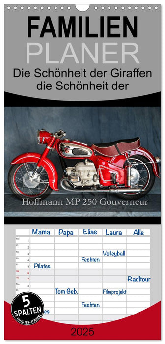 Hoffmann MP 250 Gouverneur (CALVENDO Familienplaner 2025)