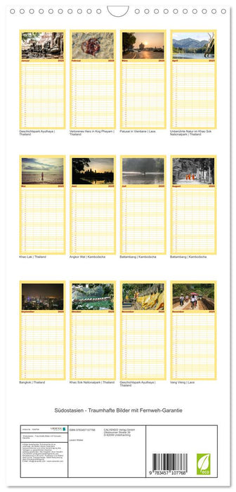 Südostasien - Traumhafte Bilder mit Fernweh-Garantie (CALVENDO Familienplaner 2025)