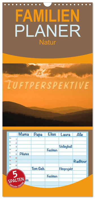 Luftperspektive (CALVENDO Familienplaner 2025)