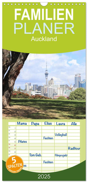 Auckland (CALVENDO Familienplaner 2025)