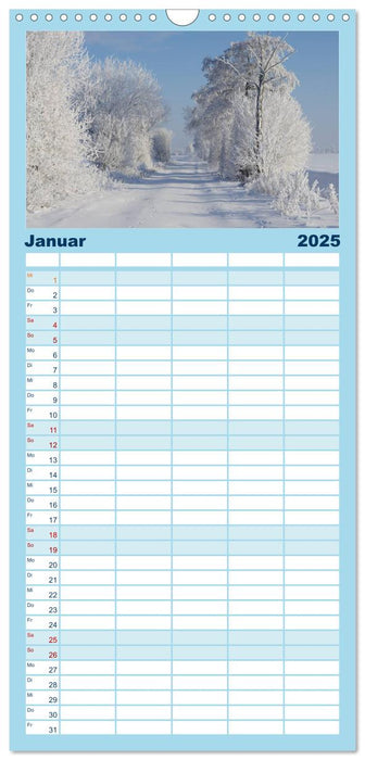 Natur Bilder Kalender (CALVENDO Familienplaner 2025)