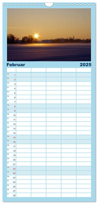 Natur Bilder Kalender (CALVENDO Familienplaner 2025)