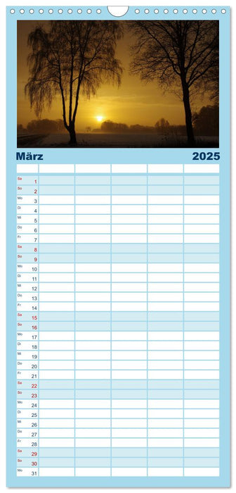 Natur Bilder Kalender (CALVENDO Familienplaner 2025)