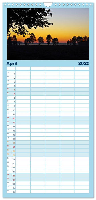 Natur Bilder Kalender (CALVENDO Familienplaner 2025)