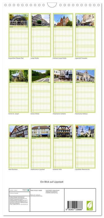 Ein Blick auf Lippstadt (CALVENDO Familienplaner 2025)