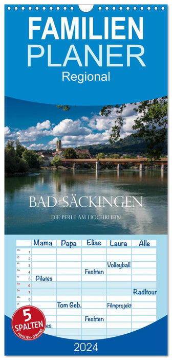 Bad Säckingen - Die Perle am Hochrhein (CALVENDO Familienplaner 2025)