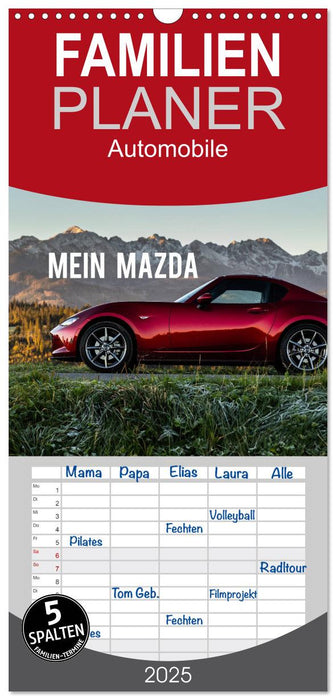 Mein Mazda (CALVENDO Familienplaner 2025)