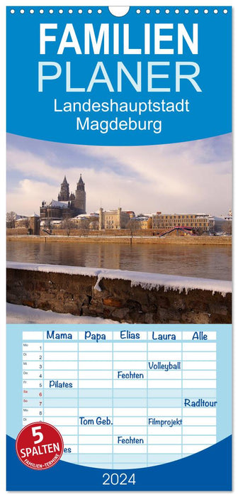 Landeshauptstadt Magdeburg (CALVENDO Familienplaner 2025)
