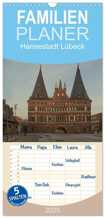 Hansestadt Lübeck (CALVENDO Familienplaner 2025)