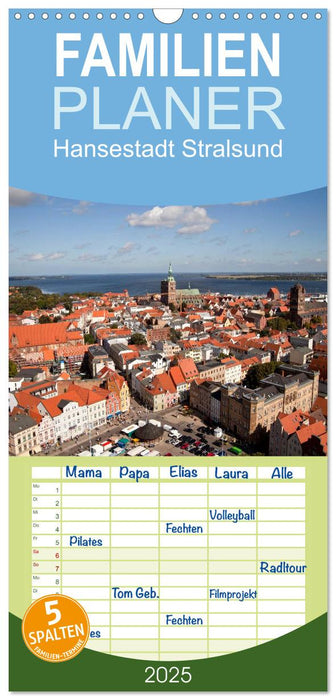 Hansestadt Stralsund (CALVENDO Familienplaner 2025)