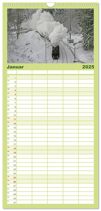 Mein Dampfbahnkalender (CALVENDO Familienplaner 2025)