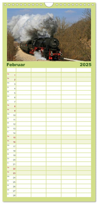 Mein Dampfbahnkalender (CALVENDO Familienplaner 2025)