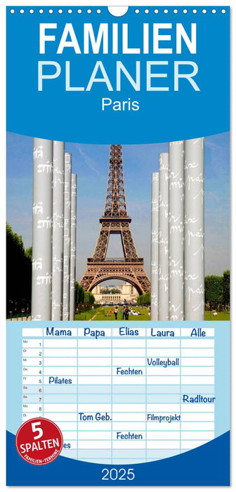 Paris (CALVENDO Familienplaner 2025)