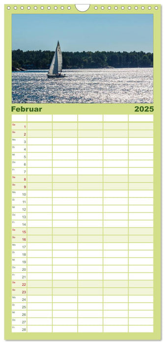 Stockholm und seine Schären (CALVENDO Familienplaner 2025)