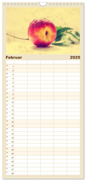 Frische Früchte Kalender (CALVENDO Familienplaner 2025)