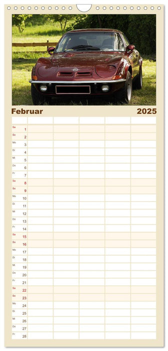 Opel GT Der Kalender (CALVENDO Familienplaner 2025)