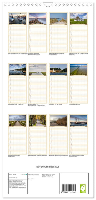 NORDWEH-Bilder 2025 (CALVENDO Familienplaner 2025)