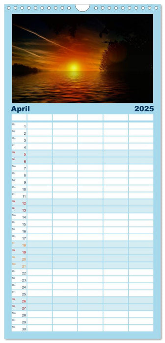 Traumstrände (CALVENDO Familienplaner 2025)