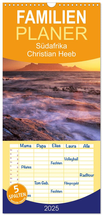 Südafrika Christian Heeb (CALVENDO Familienplaner 2025)