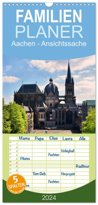 Aachen - Ansichtssache (CALVENDO Familienplaner 2025)