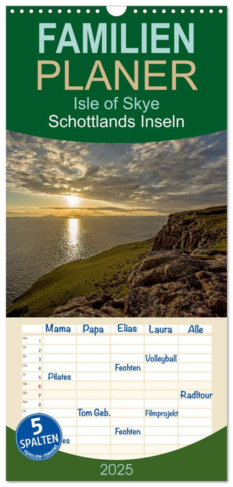 Isle of Skye - Schottlands Inseln (CALVENDO Familienplaner 2025)