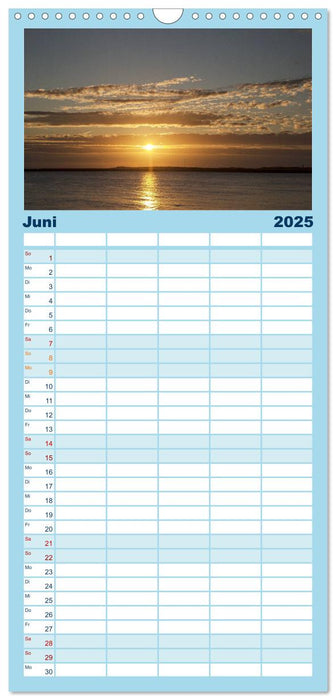 Helgoland - idyllische Nordseeinsel (CALVENDO Familienplaner 2025)