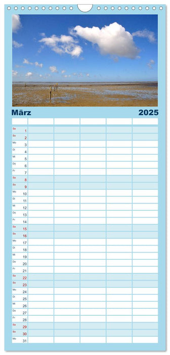 MEER - Mehr! (CALVENDO Familienplaner 2025)