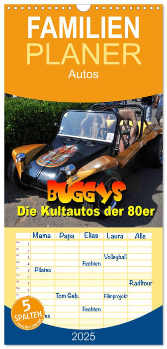 Buggys - die Kultautos der 80er (CALVENDO Familienplaner 2025)