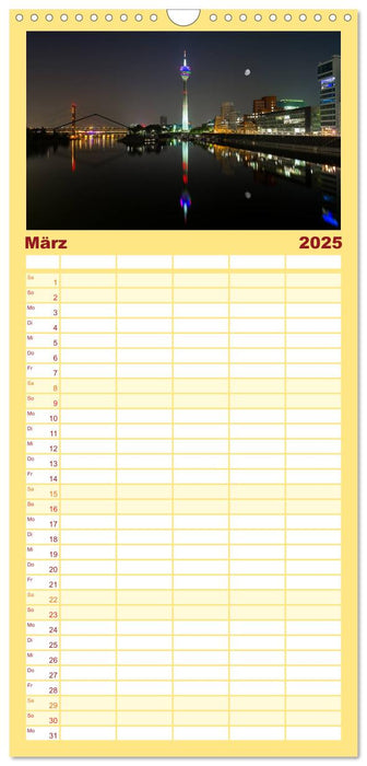 Düsseldorfer - Ansichten (CALVENDO Familienplaner 2025)