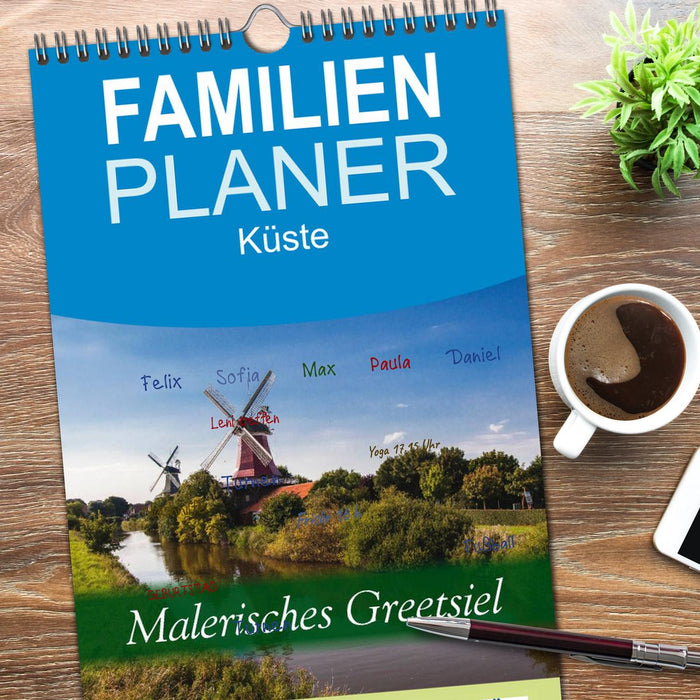 Malerisches Greetsiel (CALVENDO Familienplaner 2025)