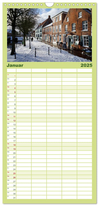 Malerisches Greetsiel (CALVENDO Familienplaner 2025)