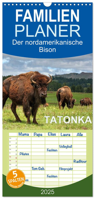 TATONKA Der nordamerikanische Bison (CALVENDO Familienplaner 2025)