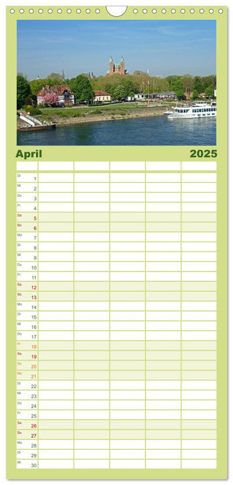 Speyer - Kaiserdomstadt am Rhein (CALVENDO Familienplaner 2025)