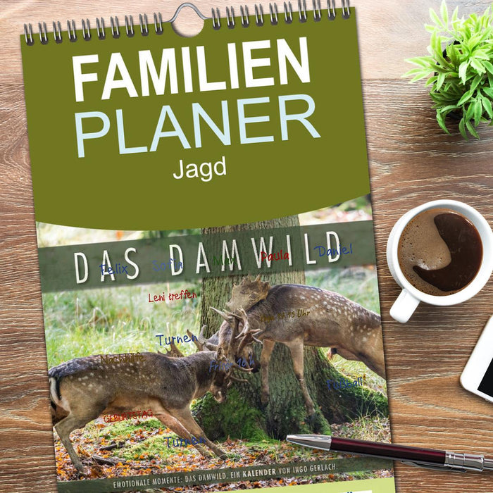 Emotionale Momente: Das Damwild. (CALVENDO Familienplaner 2025)