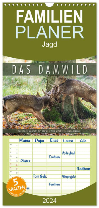 Emotionale Momente: Das Damwild. (CALVENDO Familienplaner 2025)